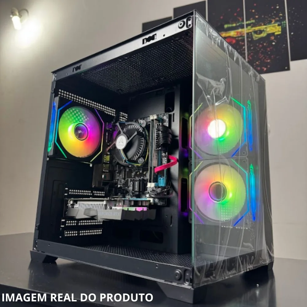 PC Gamer Arvex Intel Core i7 Radeon Rx 6600 Memoria 16gb SSD 480GB Fonte 500w 80 Plus PC Gamer Arvex Intel Core i7 Radeon Rx 6600 Memoria 16gb SSD 480GB Fonte 500w 80 Plus