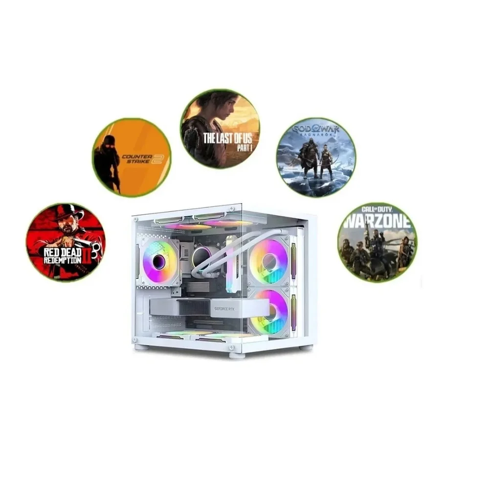 PC Gamer Arvex Aquario Branco Intel Core i7 Radeon Rx 6600 Memoria 16gb SSD 480GB Fonte 500w 80 Plus PC Gamer Arvex Aquario Branco Intel Core i7 Radeon Rx 6600 Memoria 16gb SSD 480GB Fonte 500w 80 Plus