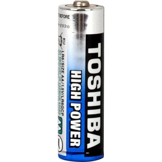 Pilha Alcalina Aa 1,5v Toshiba Longa Duração Kit 8 Pilhas