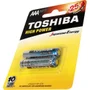 Pilha Alcalina Aaa 1,5v Toshiba Longa Duração Kit 4 Pilhas