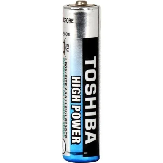 Pilha Alcalina Aaa 1,5v Toshiba Longa Duração Kit 4 Pilhas