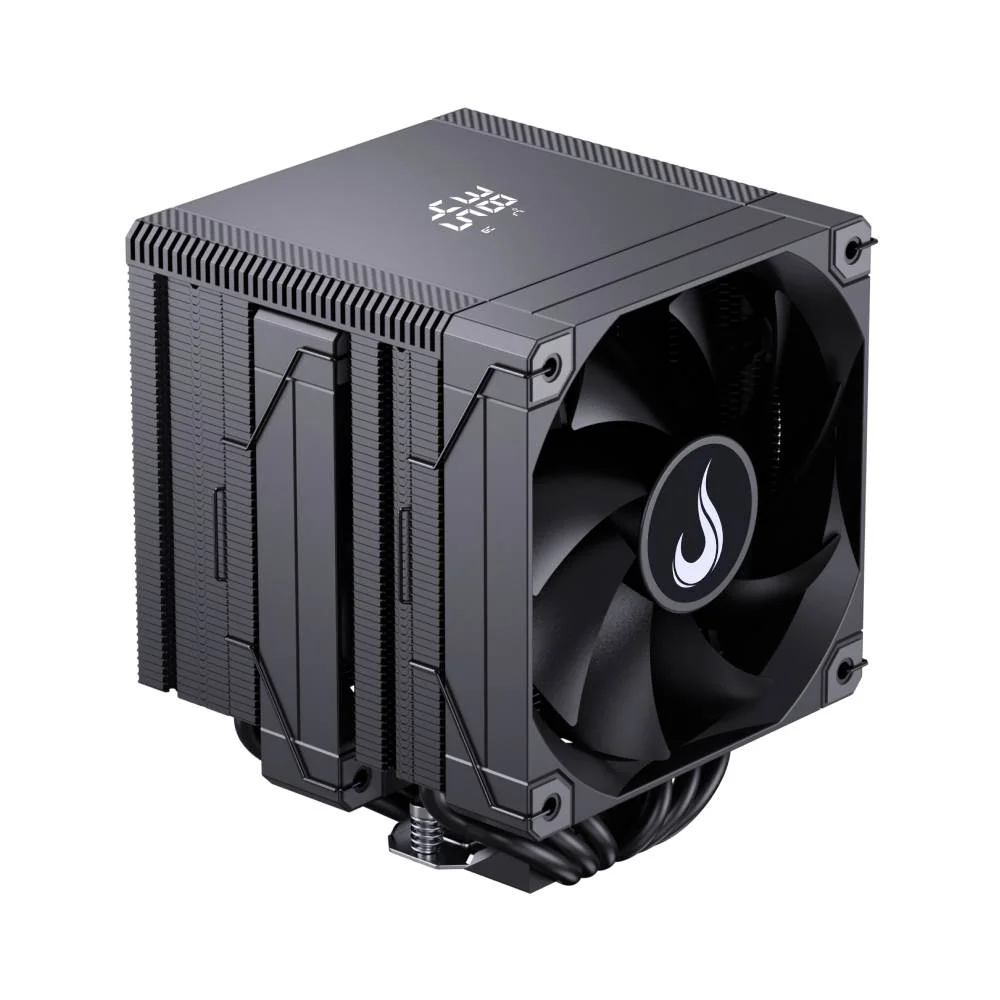 Imagem 3 de 5 do produto Air Cooler Gamer Rise Mode Temp 6 Pro Black AMD e Intel 120mm Preto - RM-ACT6P-B