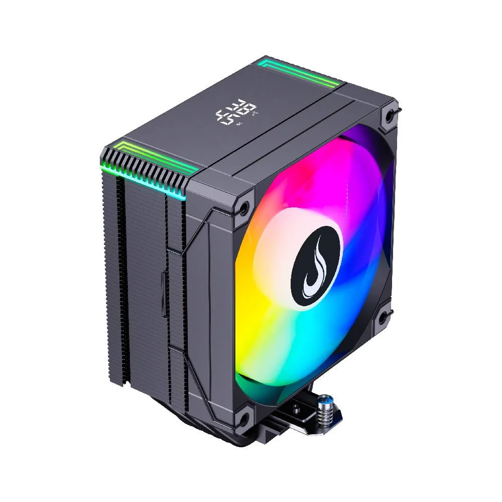 Air Cooler Gamer Rise Mode Temp 6 Black ARGB AMD e Intel 120mm Preto - RM-ACT6-ARGB-B Air Cooler Gamer Rise Mode Temp 6 Black ARGB AMD e Intel 120mm Preto - RM-ACT6-ARGB-B