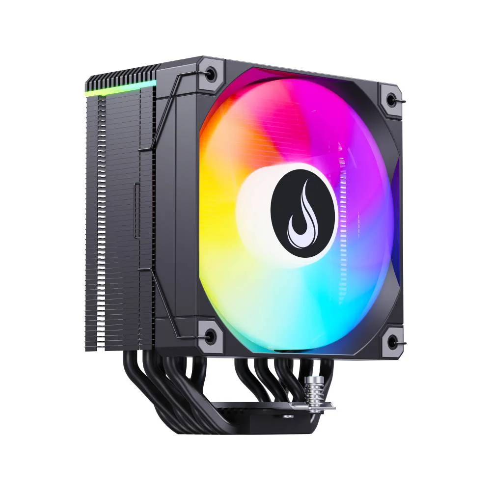 Air Cooler Gamer Rise Mode Temp 6 Black ARGB AMD e Intel 120mm Preto - RM-ACT6-ARGB-B Air Cooler Gamer Rise Mode Temp 6 Black ARGB AMD e Intel 120mm Preto - RM-ACT6-ARGB-B