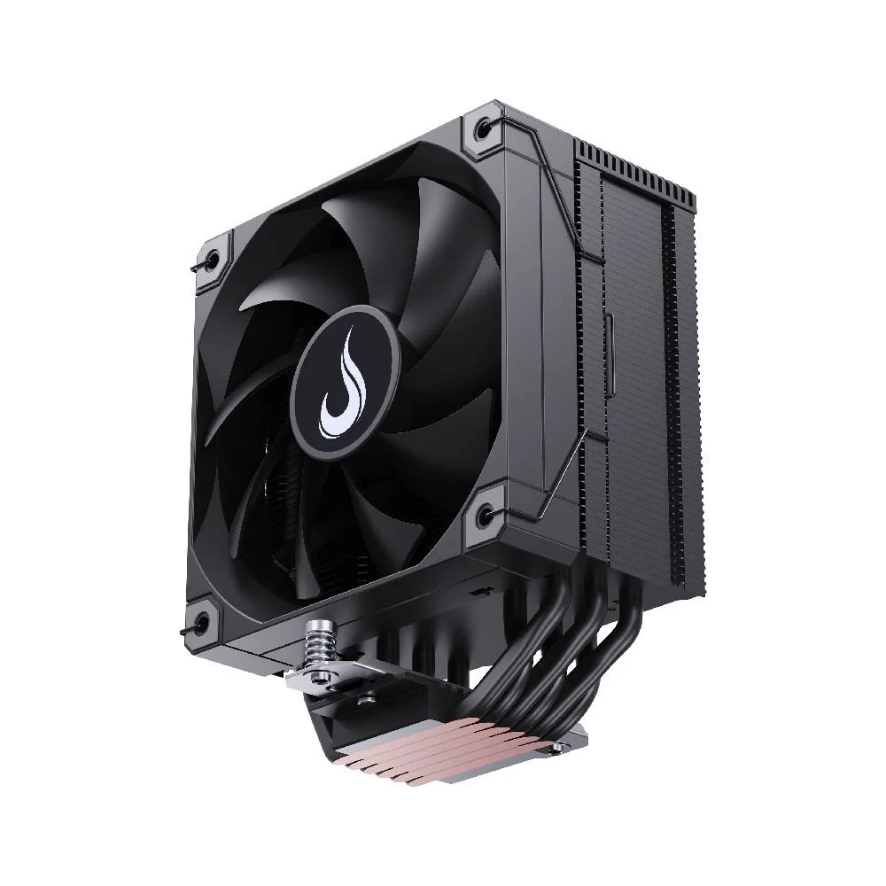 Imagem 3 de 5 do produto Air Cooler Gamer Rise Mode Temp 6 Black AMD e Intel 120mm Preto - RM-ACT6-B