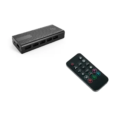 Cooler C3tech Hub Controlador De Fan Fh-110bk ARGB 4p
