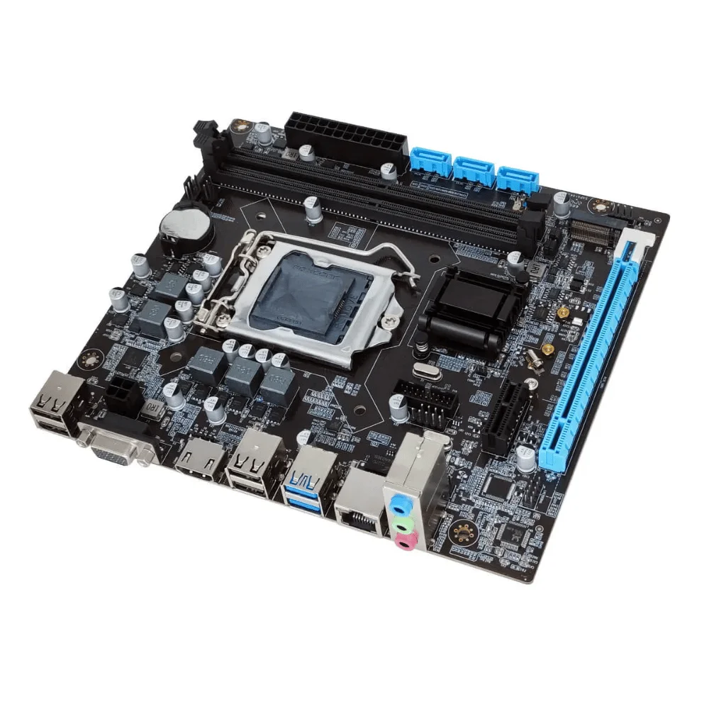 Imagem 3 de 4 do produto Placa Mae Bluecase Bmbh110-g3hgu-itx 1151(2xDDR4/1xhdmi/1xvga/m.2/2xusb3.0/rede Giga) Oem