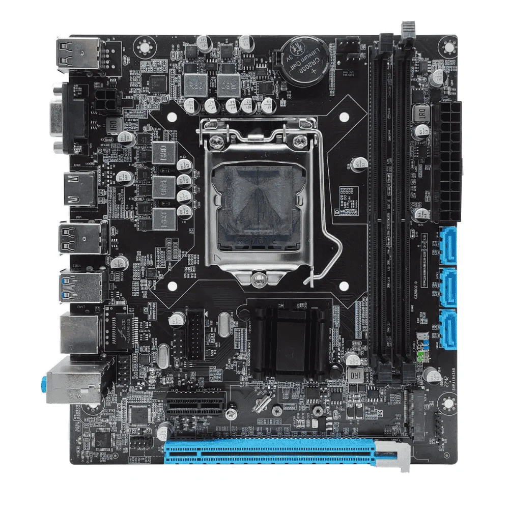 Imagem 4 de 4 do produto Placa Mae Bluecase Bmbh110-g3hgu-itx 1151(2xDDR4/1xhdmi/1xvga/m.2/2xusb3.0/rede Giga) Oem