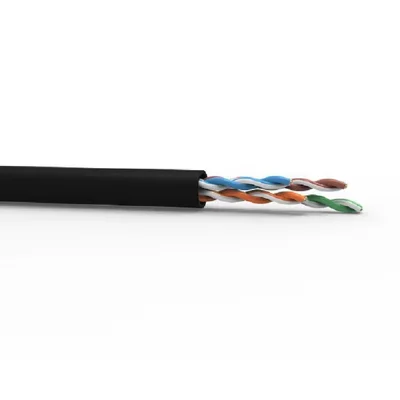 Cabo De Rede Telecam Cat 5e U/utp Int/ext 4p 24awg 305m Preto — foto 3