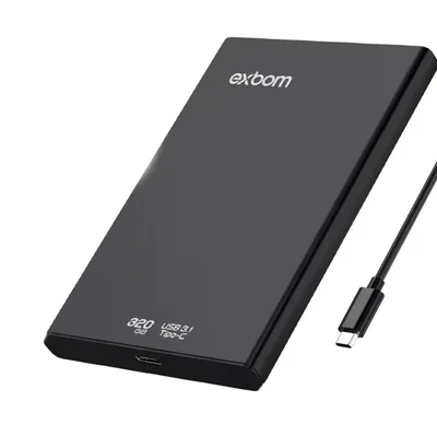 Hd Externo 320gb 2,5" Exbom Hde-s3ga Usb - C