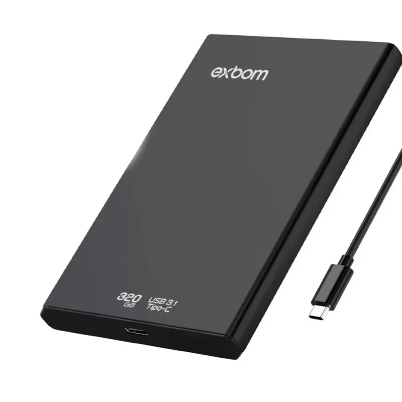 Hd Externo 320gb 2,5" Exbom Hde-s3ga Usb - C