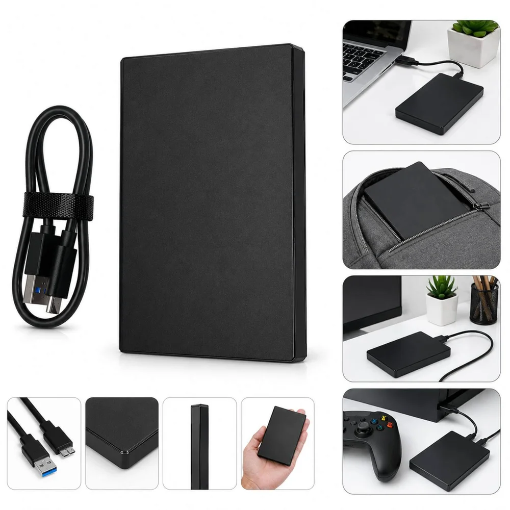 Imagem 5 de 5 do produto Hd Externo 320gb 2,5" Exbom Hde-s3ga Usb - C