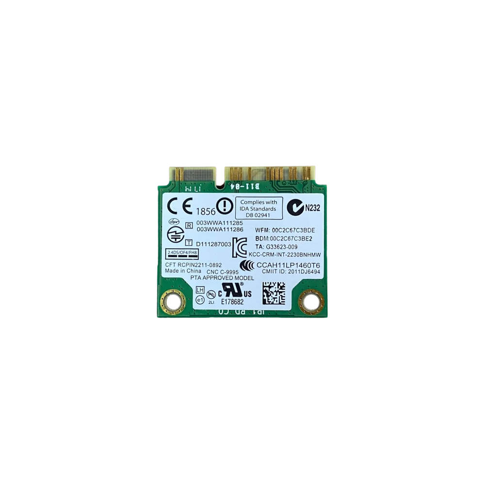 Placa Wifi Intel 2230 Bluetooth Mini PCie 04w3765 2230bnhmw Placa Wifi Intel 2230 Bluetooth Mini PCie 04w3765 2230bnhmw