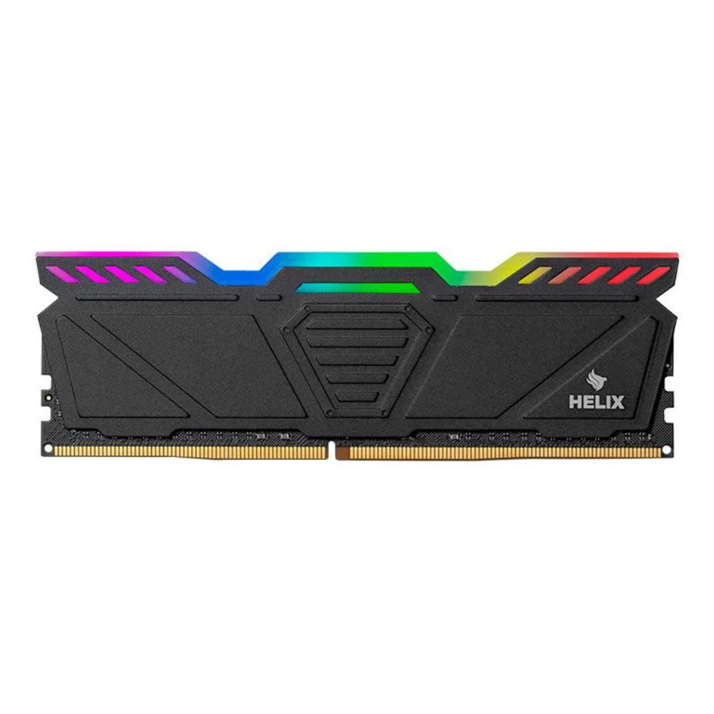 Memória Pichau Helix 8GB RGB Ddr4 3600mhz C22 Preto 1x8GB - PCh-hlxRGB3600-8GB
