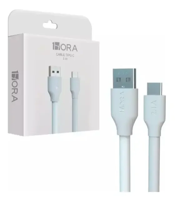 Imagem 1 de 1 do produto Cabo De Dados Usb-a Para Usb Tipo C 2.1a 1m Pvc Cab237-14-2