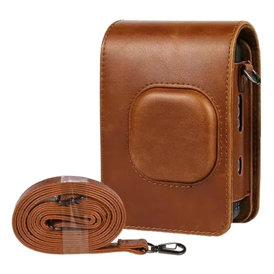 Brcshop | Bolsa Capa Case Proteção Retro Vintage Com Alça Para Câmera Fujifilm Instax Mini LiPlay