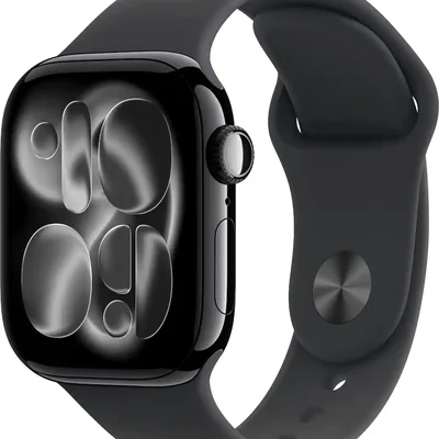 Apple Watch Series 11 (gps+celular) 42mm Alumínio Case Com Black Sport Band - S/m - Jet Black - (2025)