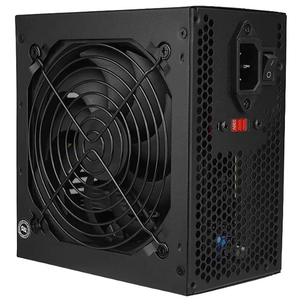 Fonte Atx 600w Tronos Trs-6350-smt, Bivolt, Com Cabo De Energia, Silenciosa - Preto