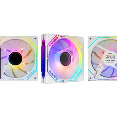 Kit Fan Cooler K-mex 120m 3pç Infinite Space White ARGB Aara