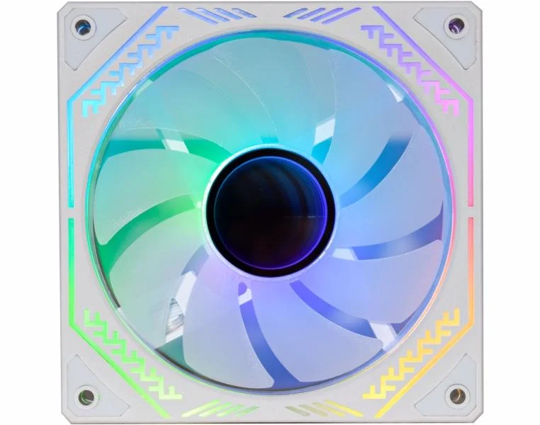 Imagem 5 de 5 do produto Kit Fan Cooler K-mex 120m 3pç Infinite Space White ARGB Aara