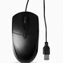 Mouse Óptico Usb Preto Com 1000dpi Conexão Plug E Play E Design Ergonômico Office