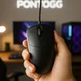 Mouse Óptico Usb Preto Com 1000dpi Conexão Plug E Play E Design Ergonômico Office