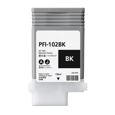 Cartucho Plotter Canon Pfi-102bk Pfi102 Black 130ml