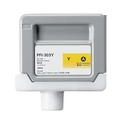 Cartucho Plotter Canon Pfi-303y Pfi303y Amarelo 330ml
