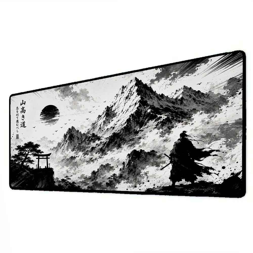 Imagem 2 de 5 do produto Novo Mouse Pad Gamer Deskpad Speed Extra Grande Borda Costurada Profissional 120x60  - Horizonte Oriental