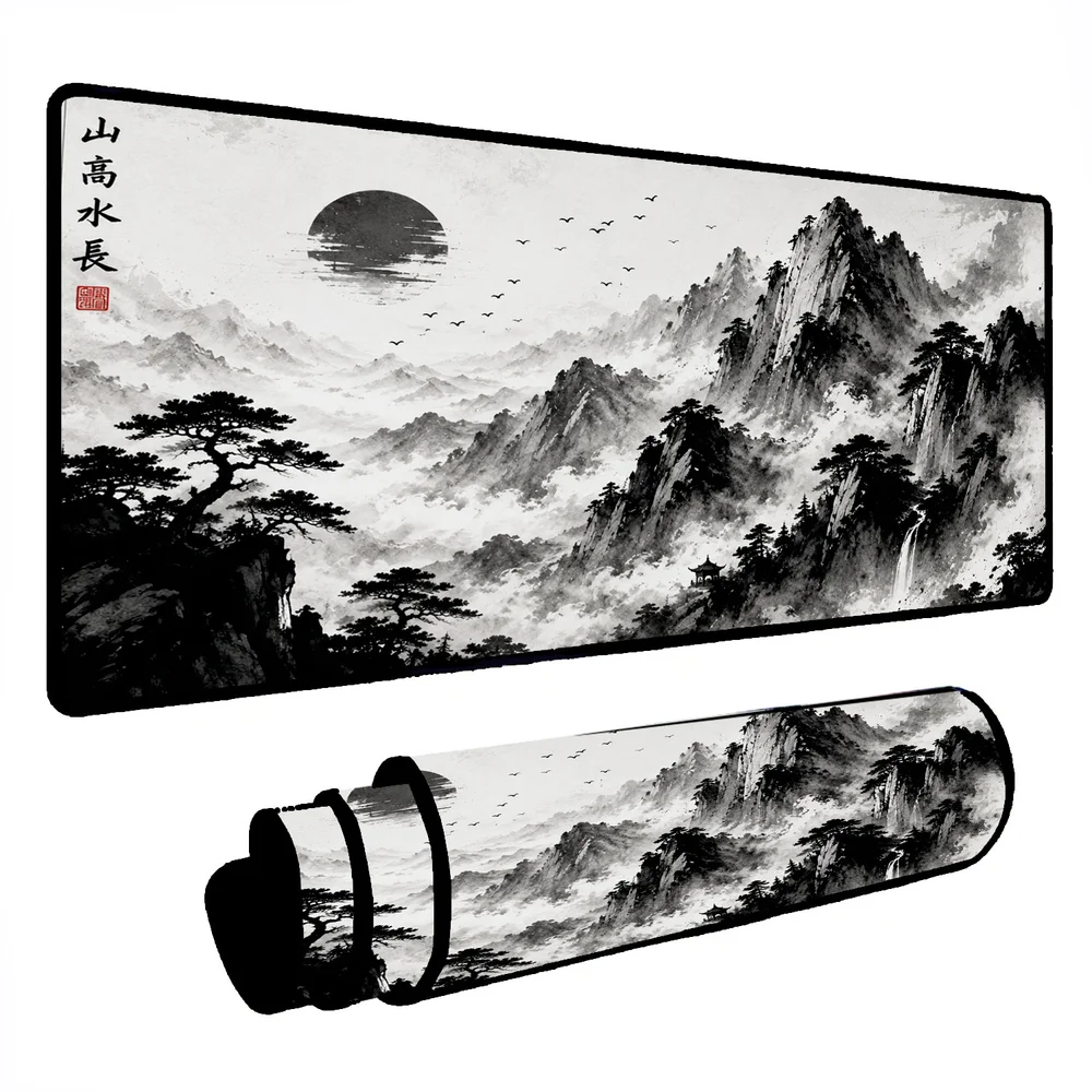 Novo Mouse Pad Gamer Deskpad Speed Extra Grande Borda Costurada Profissional 70x30 - Monte Sakura Novo Mouse Pad Gamer Deskpad Speed Extra Grande Borda Costurada Profissional 70x30 - Monte Sakura
