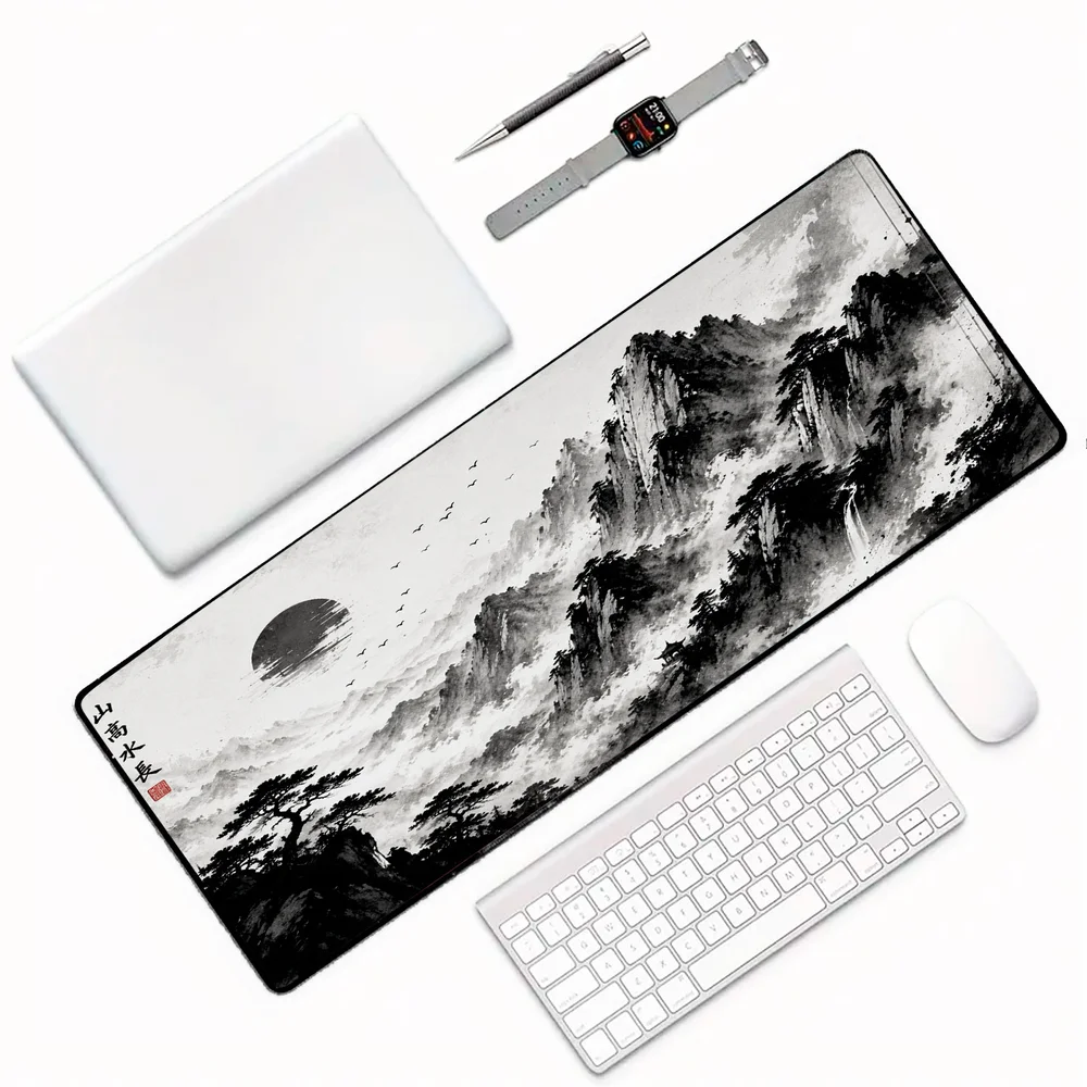Novo Mouse Pad Gamer Deskpad Speed Extra Grande Borda Costurada Profissional 70x30 - Monte Sakura Novo Mouse Pad Gamer Deskpad Speed Extra Grande Borda Costurada Profissional 70x30 - Monte Sakura