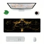 Novo Mouse Pad Gamer Deskpad Speed Extra Grande Borda Costurada Profissional 120x60  - Guerreiro Do Apocalipse