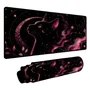 Novo Mouse Pad Gamer Deskpad Speed Extra Grande Borda Costurada Profissional 120x40  - Gatinho Galaxia
