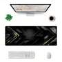 Novo Mouse Pad Gamer Deskpad Speed Extra Grande Borda Costurada Profissional 60x30  -  Matrix Verde