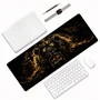 Novo Mouse Pad Gamer Deskpad Speed Extra Grande Borda Costurada Profissional 70x35  - Leão De Judá