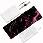 Novo Mouse Pad Gamer Deskpad Speed Extra Grande Borda Costurada Profissional 80x40  - Gatinho Galaxia