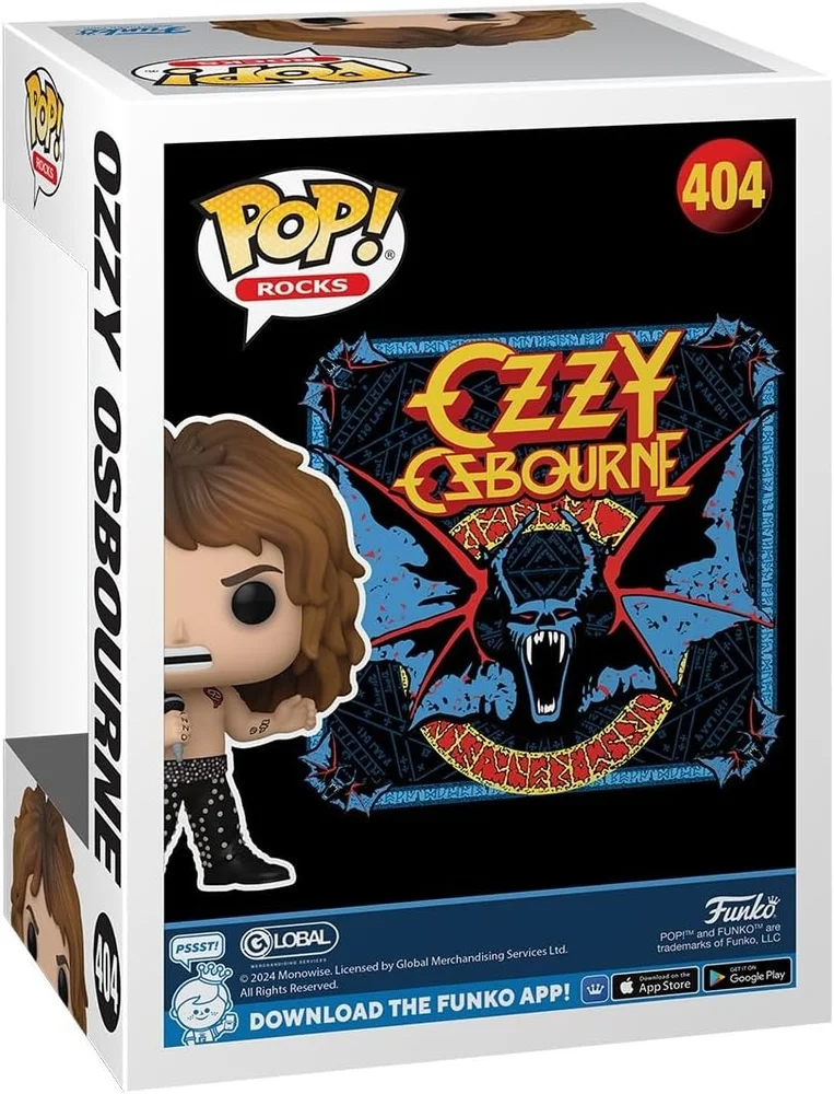 Imagem 2 de 4 do produto Funko Pop Rocks Ozzy Osbourne 404 Ozzy Oubourne