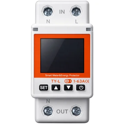 Medidor De Energia Inteligente Tuya Com Interruptor Stm10