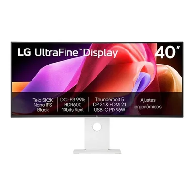 Monitor Lg Ultrafine 40 " 40u990aw Nano Ips Black 5k2k Wuhd Thunderbolt 5 Displayhdr