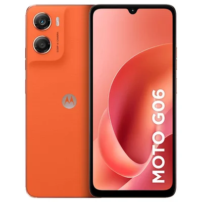 Smartphone Motorola G06 Xt2535-1 6,9" Hd+/ 4g/ 4gb/ 256gb/ Android 15/ Laranja
