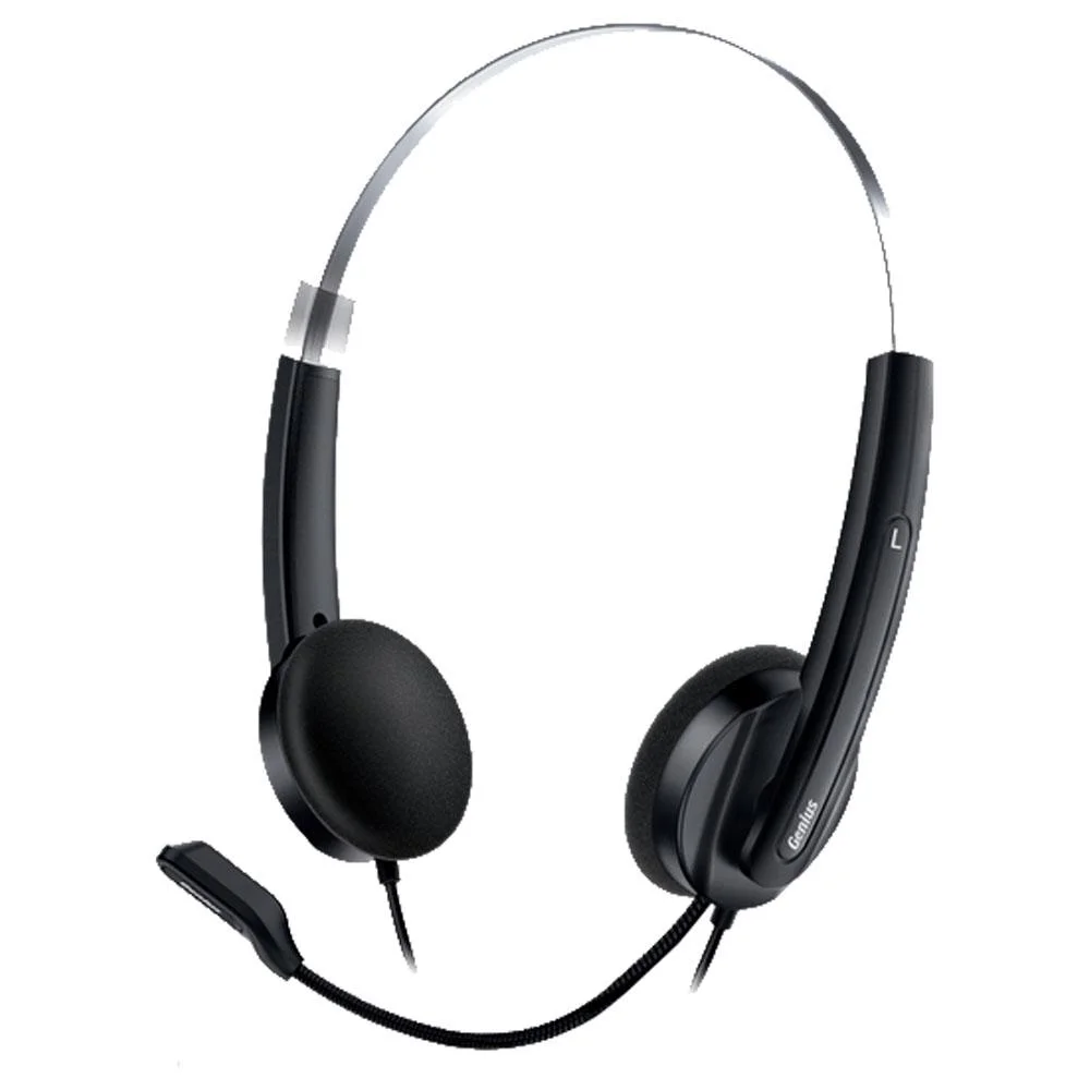 Imagem 3 de 3 do produto Fone De Ouvido Mic Genius Hs-220u Usb Com Suporte Ao Copilot