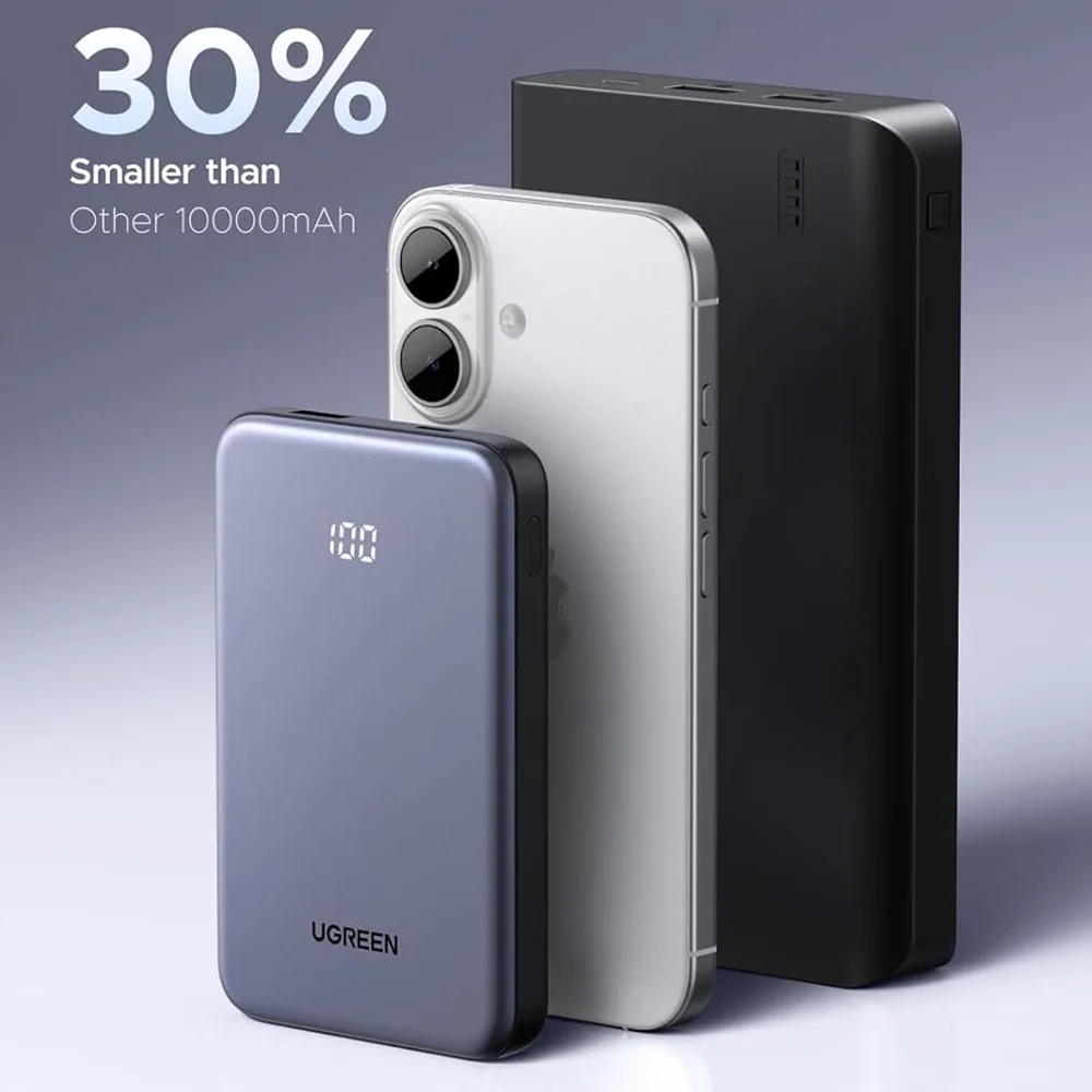 Imagem 2 de 5 do produto Carregador Power Bank Ugreen 10.000mah Portas Usb-c E Usb-a - Pb507