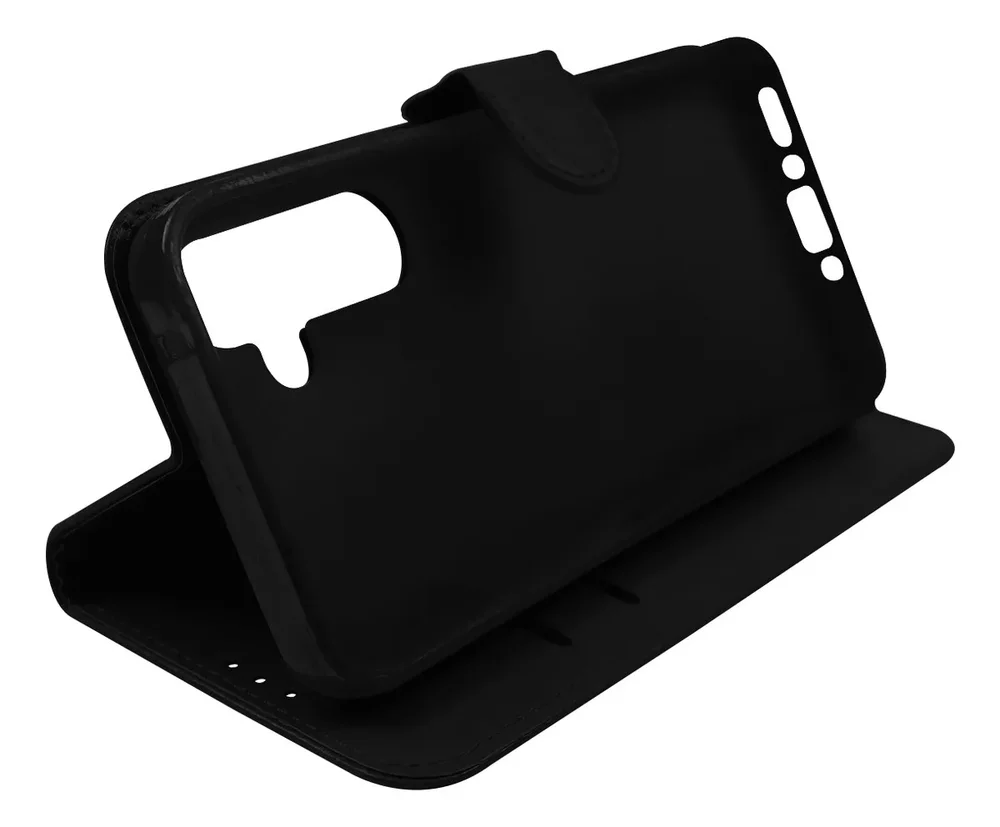 Imagem 5 de 5 do produto Capa Carteira Preta Flip + Película 3d Vidro Para Samsung Galaxy A16