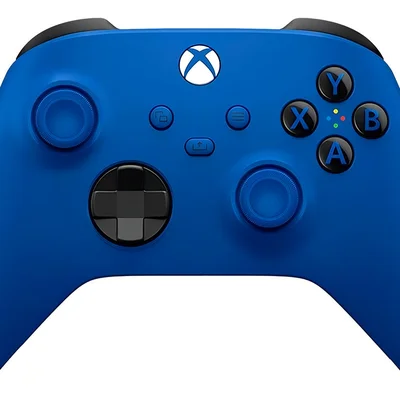 Controle Joystick Sem Fio Microsoft XBOX Shock Blue