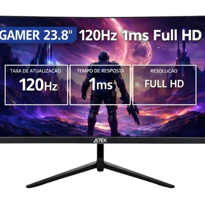 Monitor Gamer Curvo 23.8'' Full Hd 100hz Va | Amd Freesync | Alto-falante Intregado | 3ms