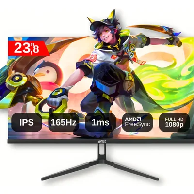 Monitor Gamer 23.8'' Full Hd 180hz Ips | G-sync | Amd Freesync | Alto-falante Intregados | 1ms