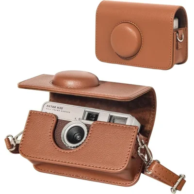 Brcshop | Bolsa Capa Case Proteção Retro Vintage Com Alça Para Câmera Kodak Ektar H35