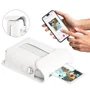 Brcshop | Bolsa Capa Case Estojo P/ Impressora Fujifilm Instax Mini Link 3 com Alça de Ombro - Cor: Branco