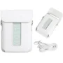 Brcshop | Bolsa Capa Case Estojo P/ Impressora Fujifilm Instax Mini Link 3 com Alça de Ombro - Cor: Branco