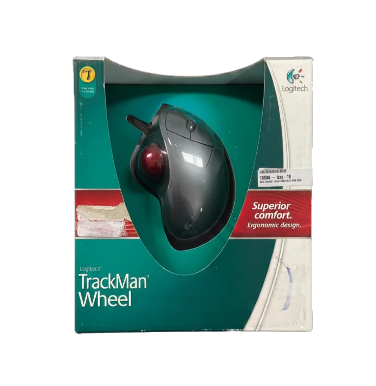 Imagem 5 de 5 do produto Mouse Trackball Logitech Trackman Wheel Ergonomico Fio Ps2